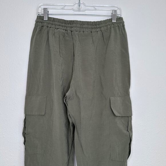 Zara Cargo Joggers, Olive Green, Size Medium - Picture 6 of 10